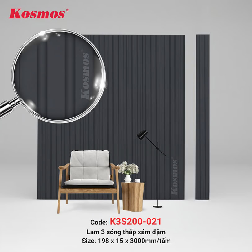 Tấm ốp lam sóng Kosmos K3S200-021