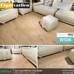 Sàn nhựa tự dán Msfloor vân gỗ 1.8mm W506