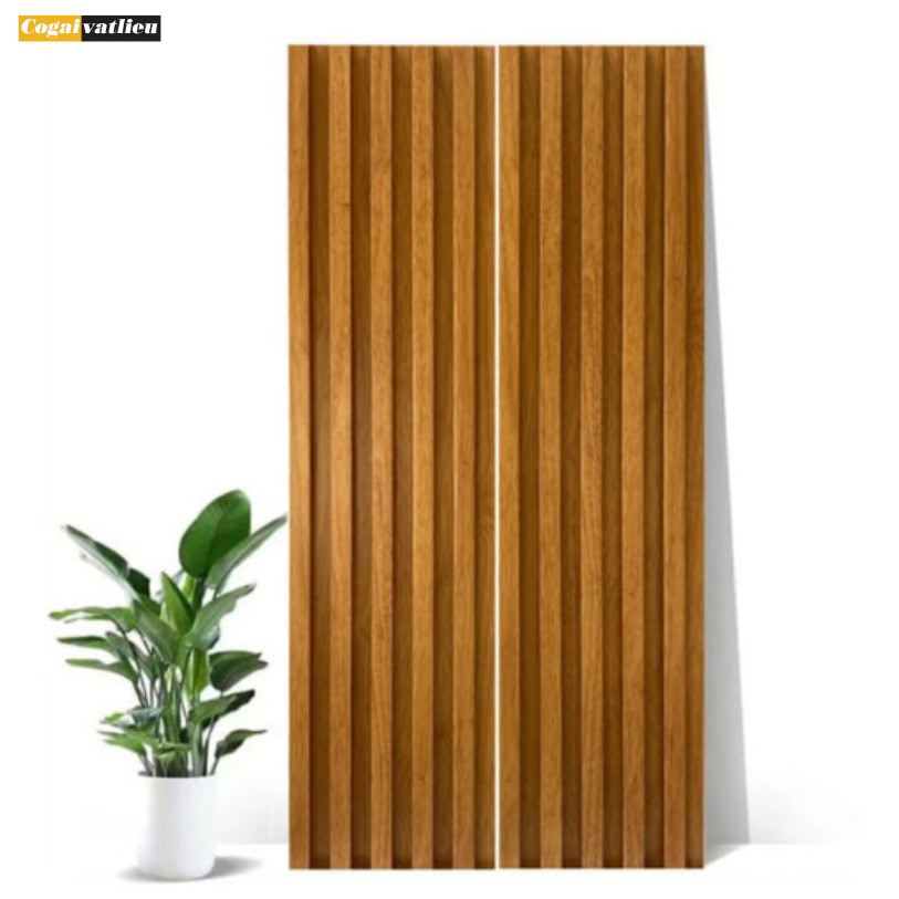 Tấm ốp Iwood 5S20-C vàng vân gỗ đậm