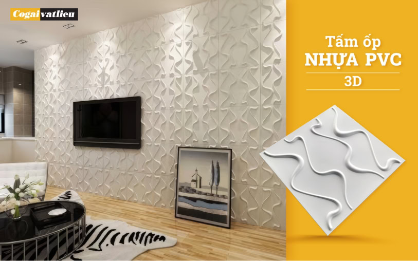 Tấm ốp nhựa PVC 3D 